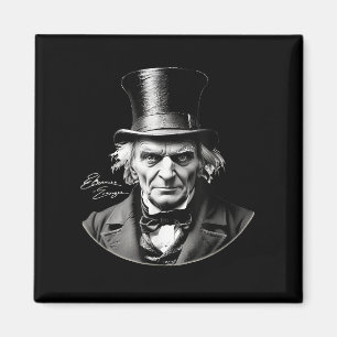 Íman Ebenezer Scrooge Rtrato Com Assinatura