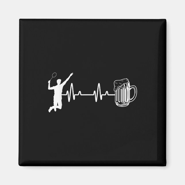 Íman Ecg Hearminton Player Shuttle Sports Smas (Frente)