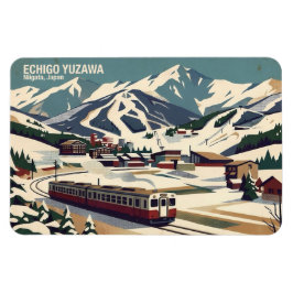 Íman Echigo Yuzawa 越後湯沢 Niigata 新潟 - ímã de geladeira