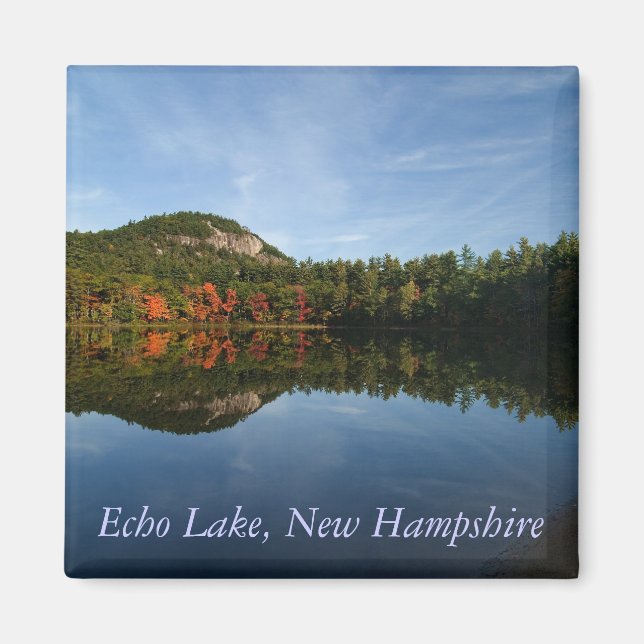 Íman Echo Lake New Hampshire Magnet (Frente)
