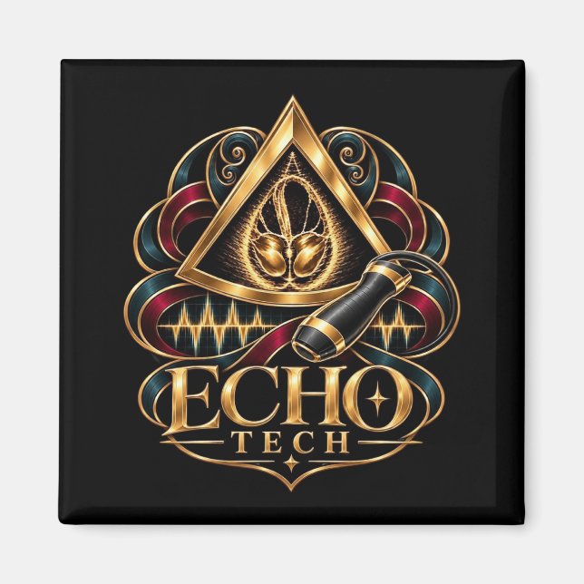 Íman Echo Tech - Ecocardiografista - Sonografista (Frente)