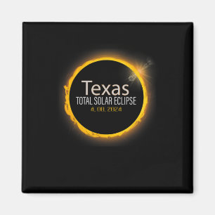 Íman Eclipse 2024 Shirt Total Solar Eclipse State Texas
