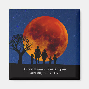 Íman Eclipse lunar 2018 da lua do sangue