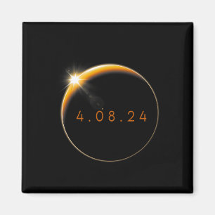 Íman Eclipse Solar 2024 040824 Eclipse Mens Mulheres Cr