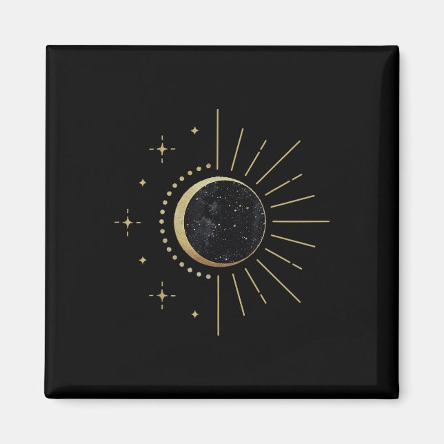 Íman Eclipse Solar 2024 Caminho Da Totalidade Solar Tot (Frente)