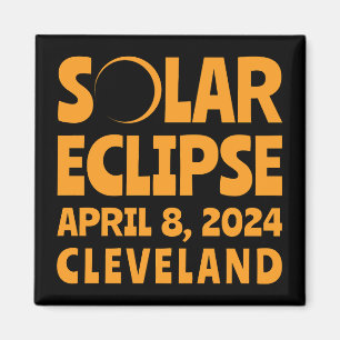 Íman Eclipse Solar 2024 Cleveland Ohio