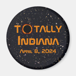 Íman Eclipse Solar 2024 de Indiana Total