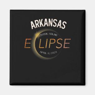 Íman Eclipse Solar 2024 Estado Total do Eclipse Solar A