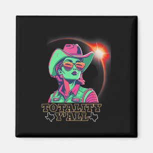 Íman Eclipse Solar 2024 Para Texas 08 24 Totalidade Y'a