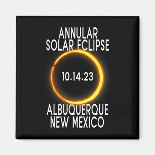 Íman Eclipse Solar Annular T - Albuquerque Novo México