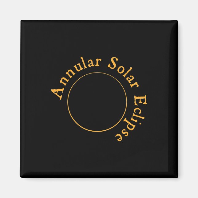Íman Eclipse Solar Anular (Frente)