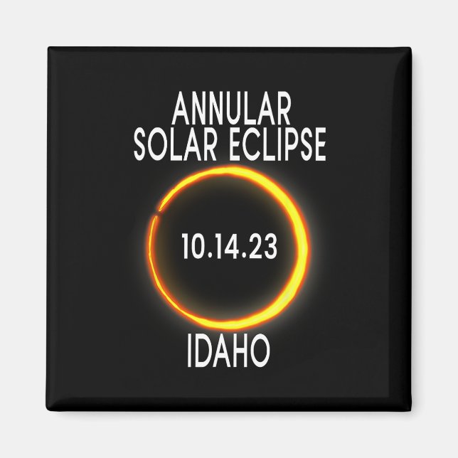 Íman Eclipse Solar Anular T - Idaho (Frente)