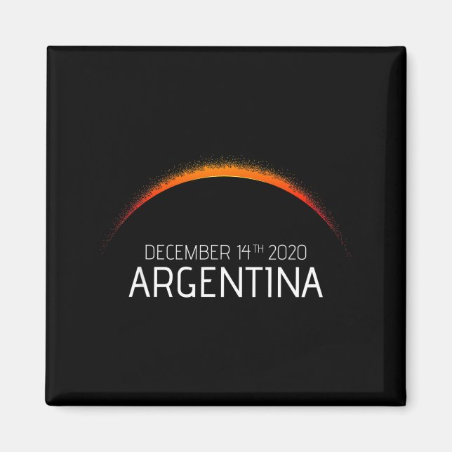 Íman eclipse solar argentina 2020 eclipse solar argenti (Frente)