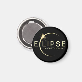 Íman Eclipse Solar Astronomia Evento 2026