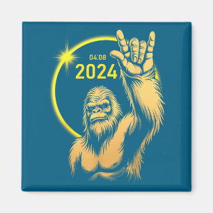 Íman Eclipse Solar de 2024 Bigfoot Rock Abril Eclipse T