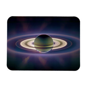 Íman Eclipse solar de Saturn da nave espacial de