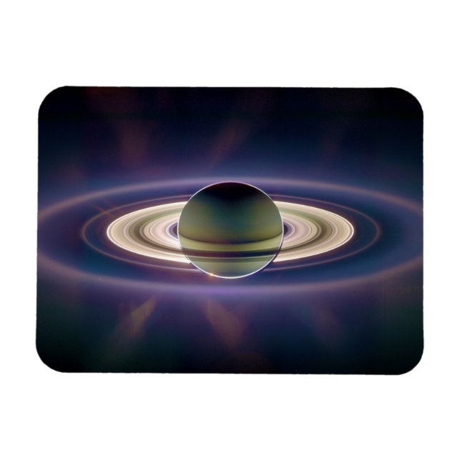 Íman Eclipse Solar de Saturno da nave Cassini (Horizontal)