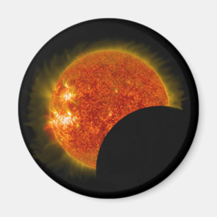 Íman Eclipse Solar em Andamento
