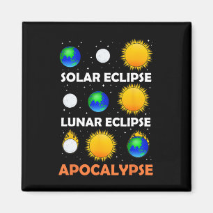 Íman Eclipse Solar Espaço do Professor de Ciência Lunar