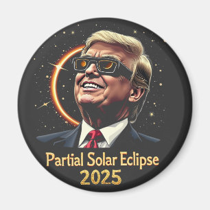 Íman Eclipse Solar Parcial 2025 Astronomy Trump