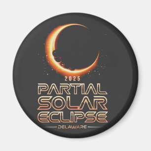 Íman Eclipse Solar Parcial Nova Jersey 2025