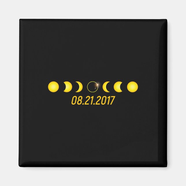 Íman Eclipse Solar Total 2017 (Frente)