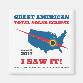 Íman Eclipse Solar Total - 2017 - Eu vi!