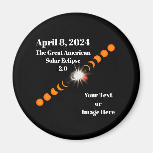 Íman Eclipse Solar Total 2024