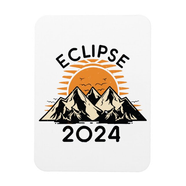 Íman Eclipse Solar Total 2024 (Vertical)