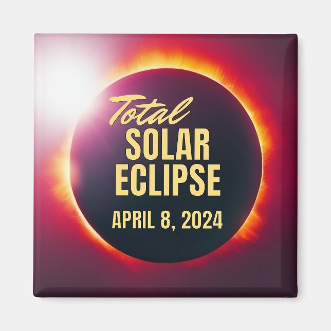Íman Eclipse Solar Total 2024 (Frente)