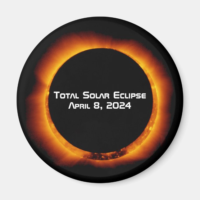 Íman Eclipse Solar Total 2024 (Frente)