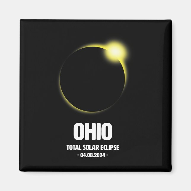 Íman Eclipse Solar Total 2024 04.08.24 Ohio  (Frente)