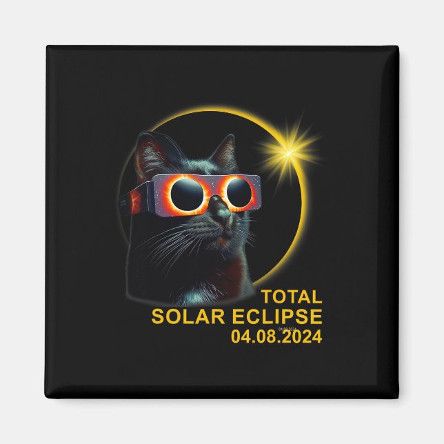Íman Eclipse Solar Total 2024 Kids De Eclipse Solar Cut (Frente)