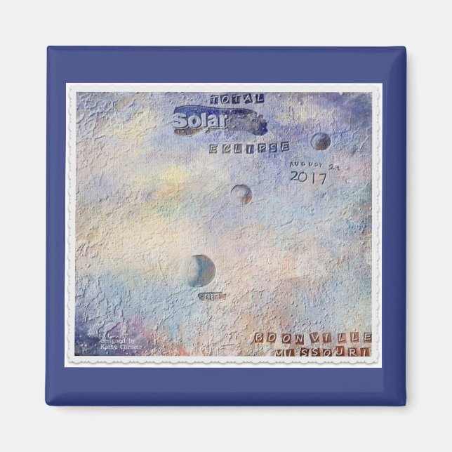 Íman Eclipse Solar Total 21 de agosto de 2017 Boonville (Frente)