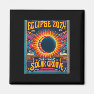 Íman Eclipse Solar Total 8 de abril de 2024 Norte