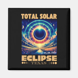 Íman Eclipse Solar Total Abril 8 2024 Eclip Solar Texas