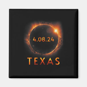 Íman Eclipse Solar Total Abril 8 2024 Eclip Solar Texas