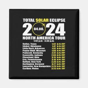 Íman Eclipse Solar Total Abril 8 Caminho Do Eclipse 3