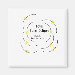Íman eclipse solar total adicionar data localização met