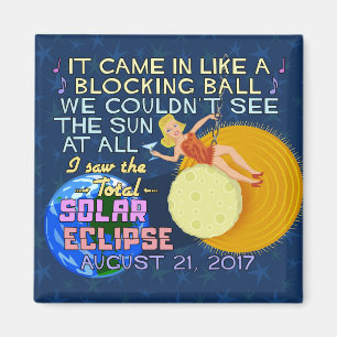 Íman Eclipse Solar Total agosto 21 2017 Funny Americana