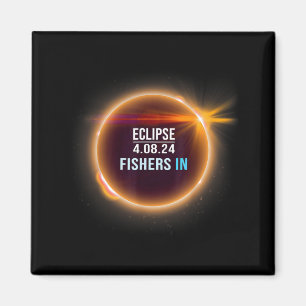 Íman Eclipse Solar Total de Fishers Indiana 04.08.2024 