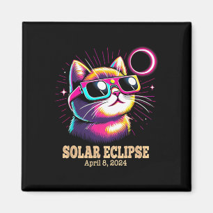 Íman Eclipse Solar Total do Gato 8 de abril