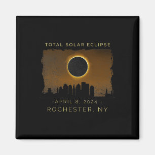 Íman Eclipse Solar Total Em Rochester New York Vintage