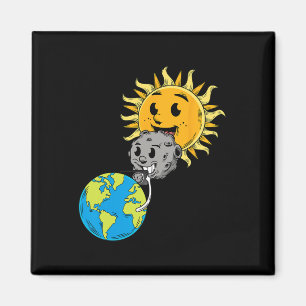 Íman Eclipse Solar Total Terra Lua Sol Photobomb Lover