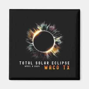 Íman Eclipse Solar Total Waco Tx 9 de Abril de 2024 Ecl