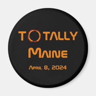 Íman Eclipse Solar Totalmente Maine 2024