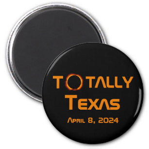Íman Eclipse Solar Totalmente Texas 2024