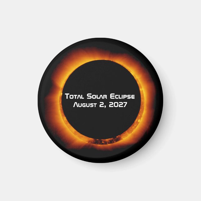 Íman Eclipse Total do Século 2027 (Frente)