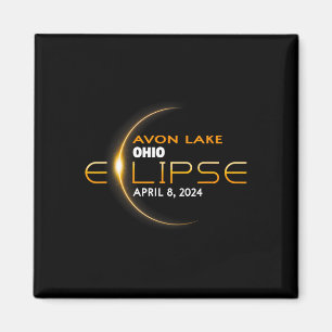 Íman Eclipse Total do Sol no Lago Ohio 2024