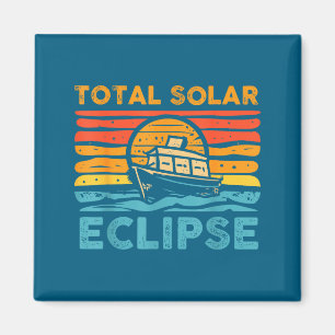 Íman Eclipse Total Solar Fofo Retro Eclipse